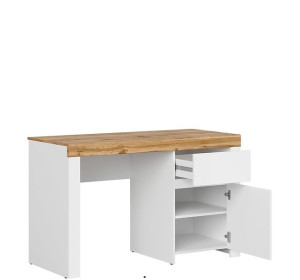 HOLTEN biely lesk BIU1D1S, písací stolík HOLTEN biely lesk BIU1D1S, písací stolík