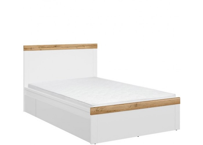 HOLTEN biely lesk SZU/120, zásuvka pod posteľ s rozmerom 120 cm 