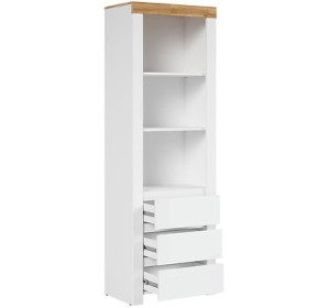 HOLTEN biely lesk REG3S, regál HOLTEN biely lesk REG3S, regál