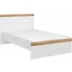 HOLTEN biely lesk LOZ/120, študentská posteľ 120x200 cm