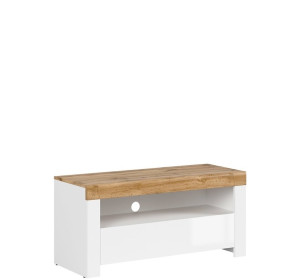 HOLTEN biely lesk RTV1S, TV stolík HOLTEN biely lesk RTV1S, TV stolík