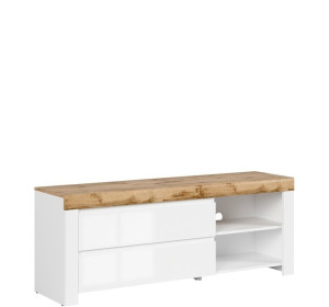 HOLTEN biely lesk RTV2S, TV stolík HOLTEN biely lesk RTV2S, TV stolík