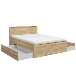 KASPIAN dub mauvella LOZ/160/T posteľ 160x200 cm KASPIAN dub mauvella LOZ/160/T posteľ 160x200 cm