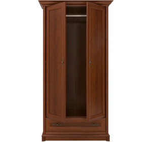 KENT gaštan ESZF 2D1S šatníková skriňa