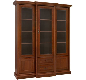 KENT gaštan EREG 3W2S vitrína