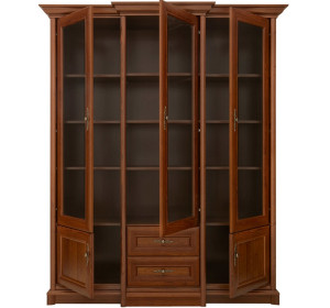 KENT gaštan EREG 3W2S vitrína