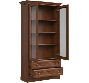 KENT gaštan EWIT 2D2S vitrína