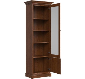 KENT gaštan EWIT 1DP vitrína, pravé prevedenie