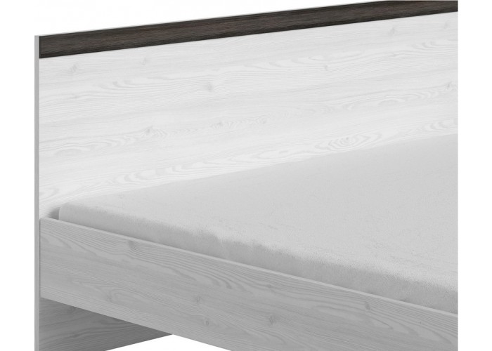 PORTO smrekovec sibiu svetlý LOZ90, jednolôžková posteľ 90x200 cm