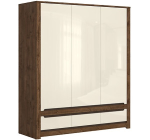 RUSO perleťový lesk SZF3D3S, šatníkovo-policová skriňa