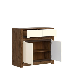 RUSO perleťový lesk KOM2D2S komoda