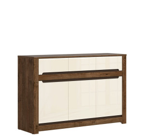 RUSO perleťový lesk KOM3D3S komoda