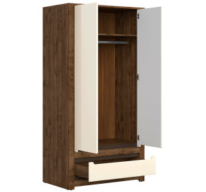 RUSO perleťový lesk SZF2D1S, šatníková skriňa