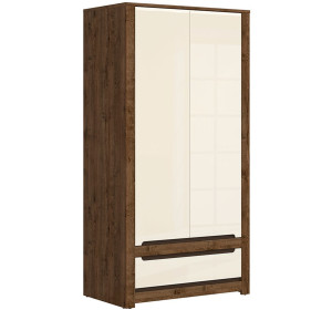 RUSO perleťový lesk SZF2D1S, šatníková skriňa