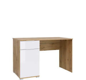 ZELE dub wotan/biely lesk BIU/120 PC stolík ZELE dub wotan/biely lesk BIU/120 PC stolík