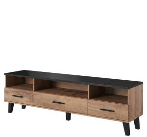 ELIS dub wotan/čierna 3S3K 180, TV stolík