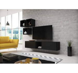 RAFA čierna 10, tv stolík