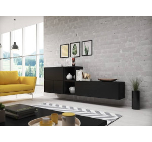 RAFA čierna 09, tv stolík