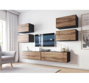 RAFA antracit/dub wotan 06, závesná skrinka