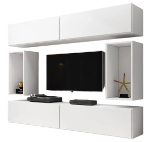 RAFA biela 01, obývačková zostava