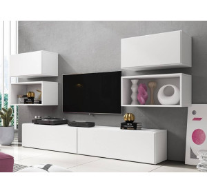 RAFA biela 03, obývačková zostava