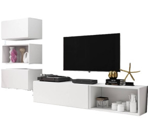 RAFA biela 04, obývačková zostava