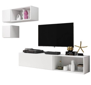 RAFA biela 05, obývačková zostava