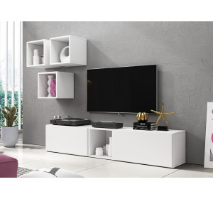 RAFA biela 08, obývačková zostava