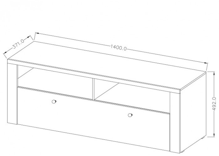 LARITA dub riviera 41, TV stolík