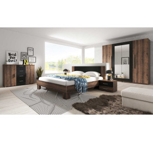 VERA dub monastery/čierna 2D4S, komoda