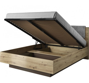 CITY dub artisan LOZ160, manželská posteľ 160x200 cm s úložným priestorom