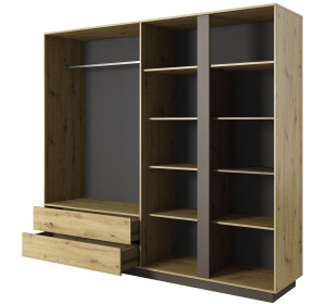 CITY dub artisan SZF220, šatníková skriňa