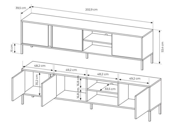 DREUX RTV3D, TV stolík