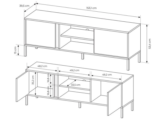 DREUX RTV2D, TV stolík