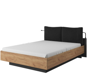 DETRE LOZ160, manželská posteľ s úložným priestorom 160x200 cm