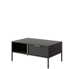 LIEGE antracit LAW2S, konferenčný stolík