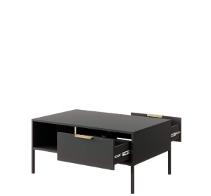 LIEGE antracit LAW2S, konferenčný stolík