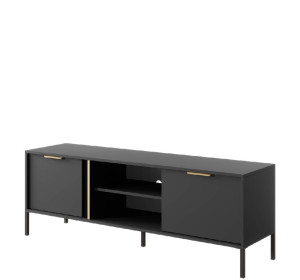 LIEGE antracit RTV2D, TV stolík