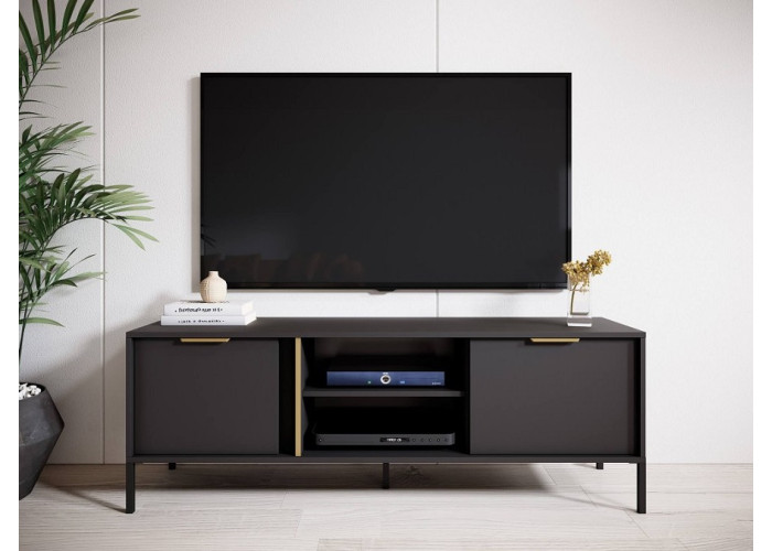 LIEGE antracit RTV2D, TV stolík