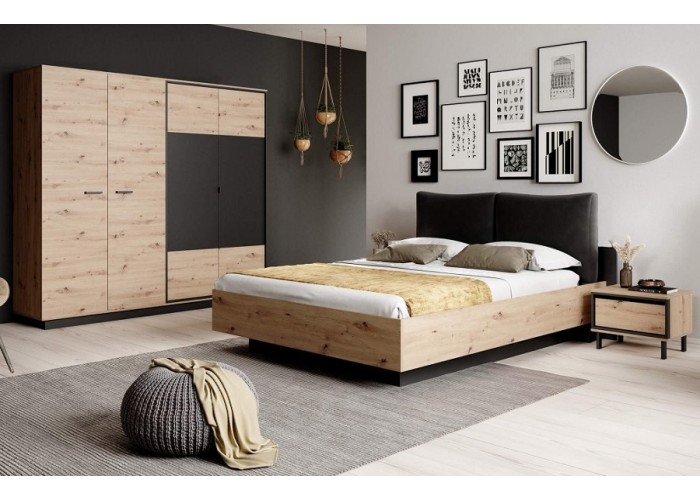 VARADERO LOZ160, manželská posteľ s úložným priestorom 160x200 cm