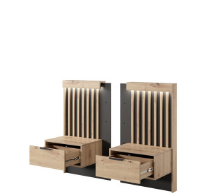 TANZA KOM1S, nočný stolík (sada 2ks)