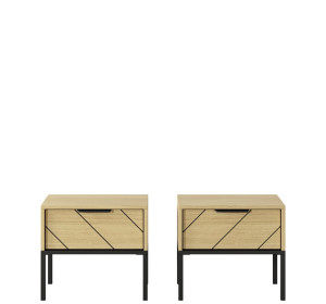 VARADERO KOM1S, nočný stolík (sada 2ks)