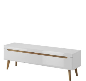 NORDI biely lesk NRTV160, TV stolík NORDI biely lesk NRTV160, TV stolík
