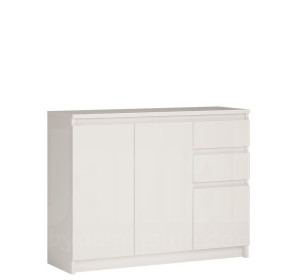 ARMADIO A1 3D2S biela, komoda