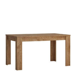 FLEURY dub ribbeck T03, rozkladací jedálenský stôl v rozmere 140-180 x 85 cm