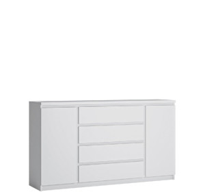 FLEURY biela alpská K02, komoda