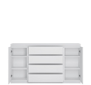 FLEURY biela alpská K02, komoda