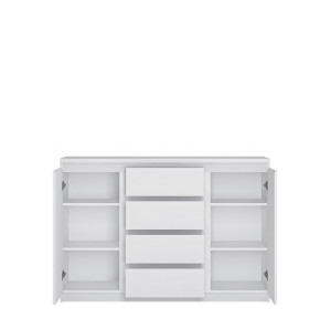 FLEURY biela alpská K03, komoda