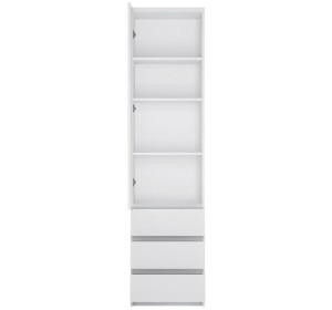 FLEURY biela alpská S01, policová skriňa