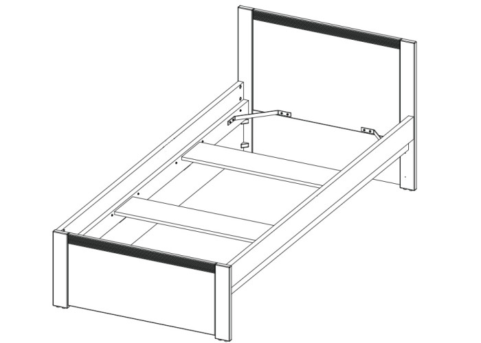 MONTANA Z01 posteľ s rozmermi 90x200 cm